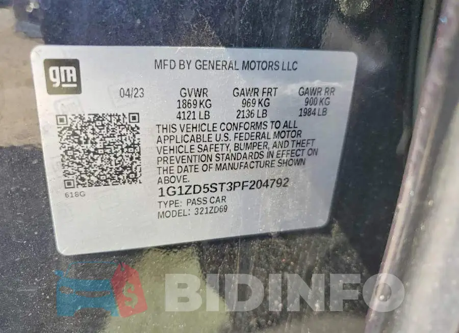 1G1ZD5ST3PF204792 Photo# 12