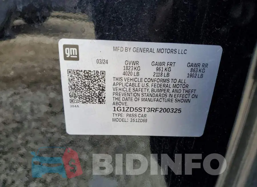 1G1ZD5ST3RF200325 Photo# 12