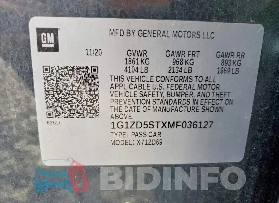 1G1ZD5STXMF036127 Photo# 12