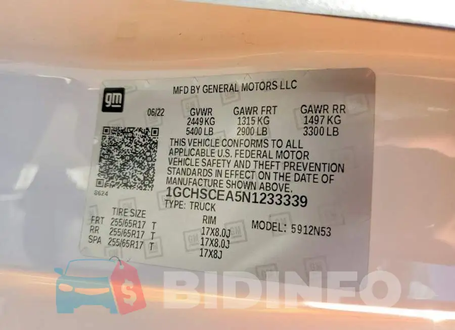 1GCHSCEA5N1233339 Photo# 12