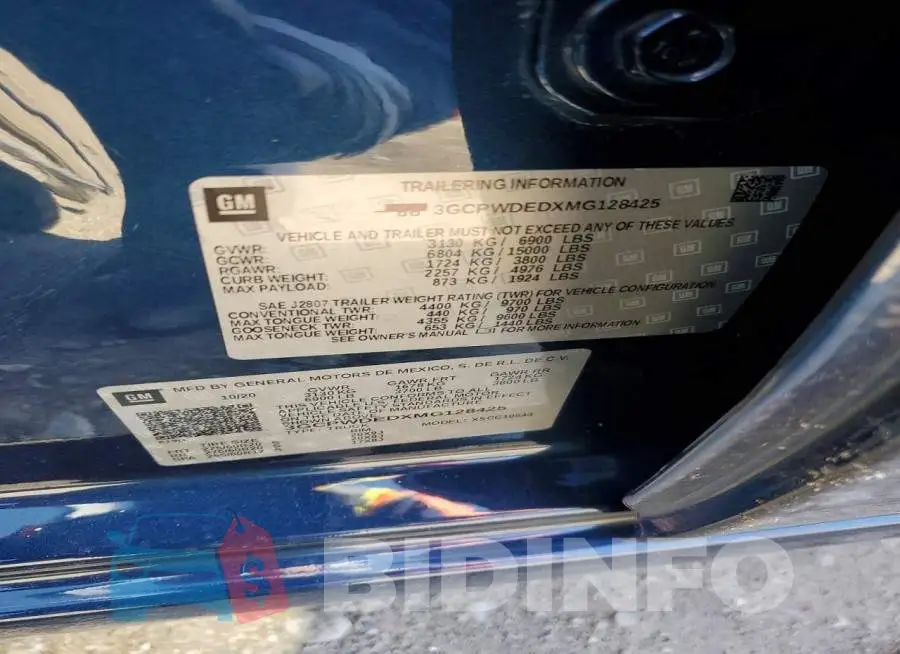 3GCPWDEDXMG128425 Photo# 12