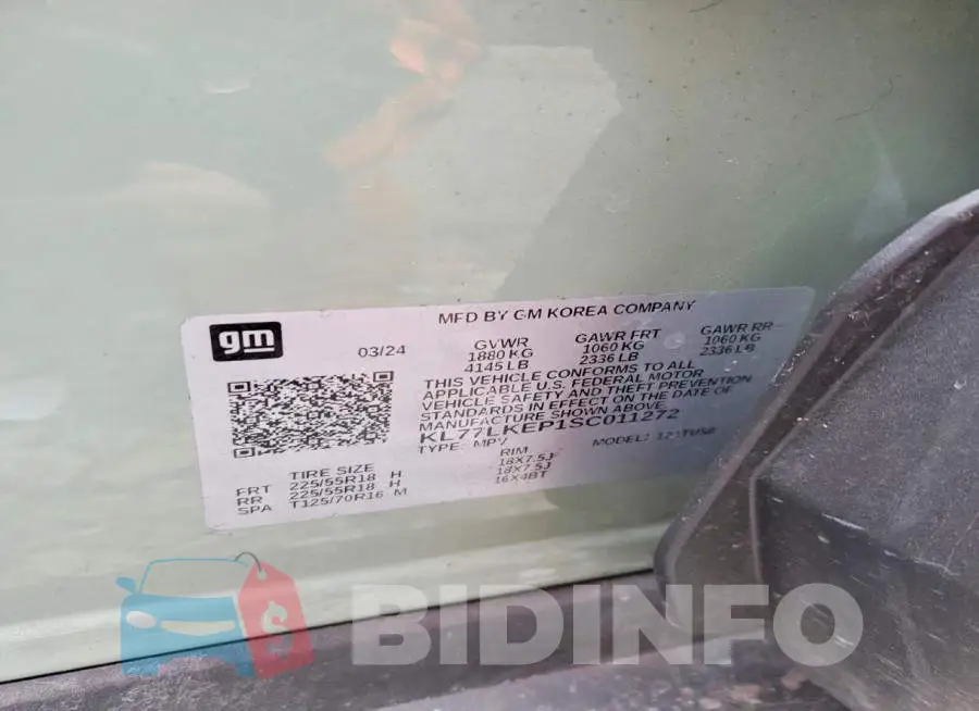 KL77LKEP1SC011272 Photo# 13