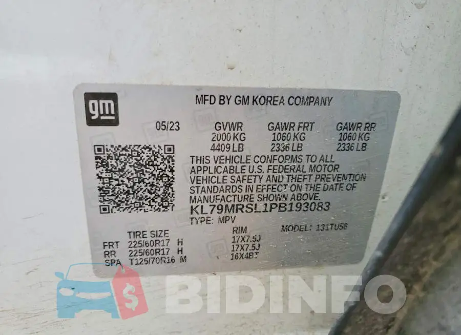 KL79MRSL1PB193083 Photo# 12