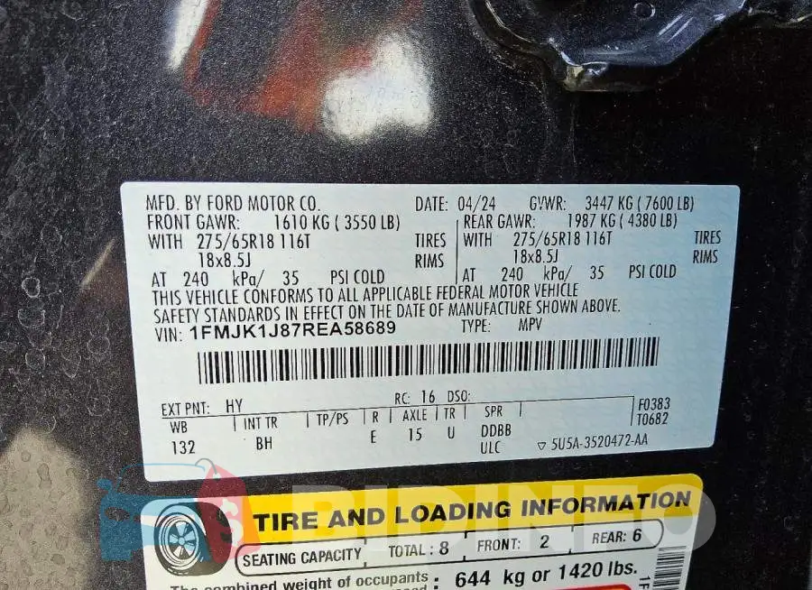 1FMJK1J87REA58689 Photo# 13