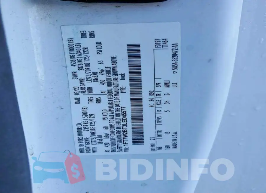 1FT7W2BT3LED45577 Photo# 12