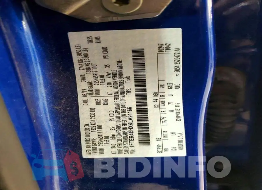 1FTER4EHXKLA91166 Photo# 13