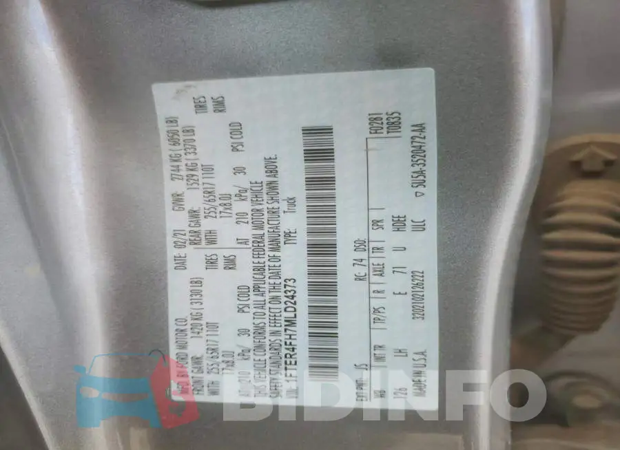 1FTER4FH7MLD24373 Photo# 12