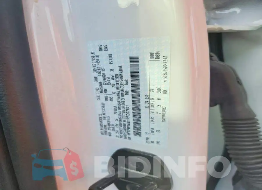 1FTFW1ED1PFD07601 Photo# 13