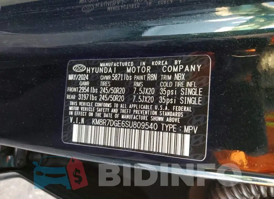 KM8R7DGE6SU809540 Photo# 13