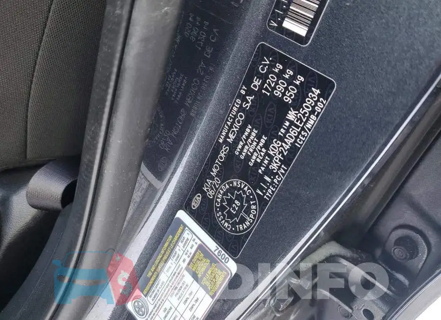3KPF24AD6LE250934 Photo# 13