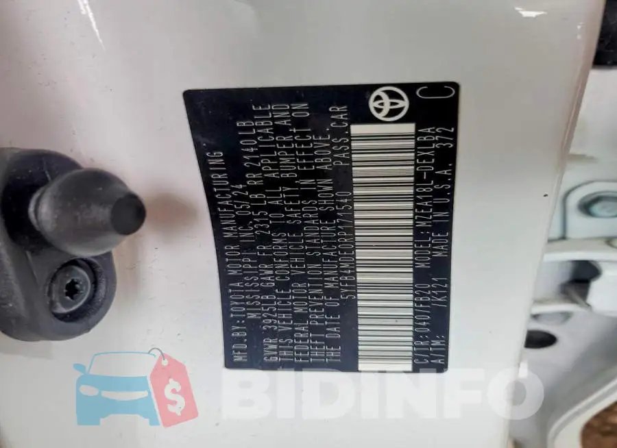 5YFB4MDE0RP171540 Photo# 13