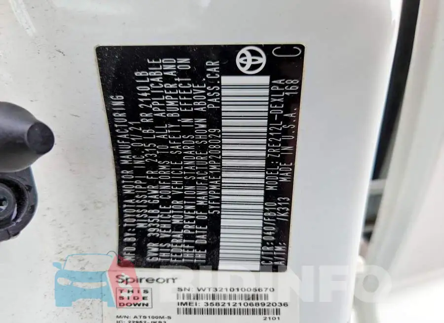 5YFVPMAE1MP208029 Photo# 12