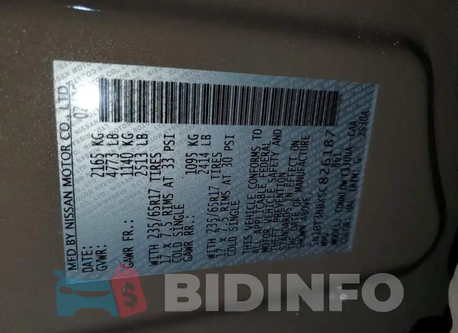5N1BT3BBXSC826187 Photo# 14