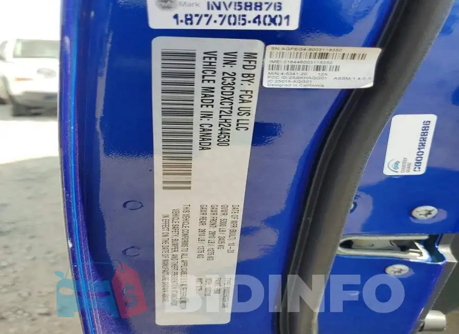 2C3CDXCT2LH244530 Photo# 13