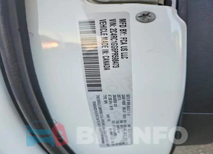 2C4RC1GG6PR598473 Photo# 7
