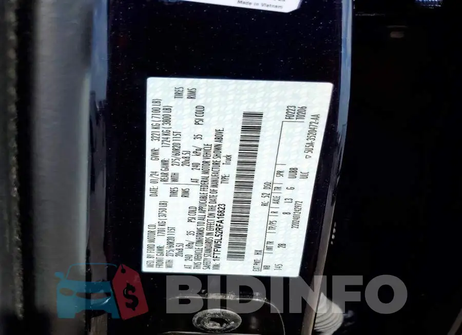 1FTFW5L52RFA16823 Photo# 12