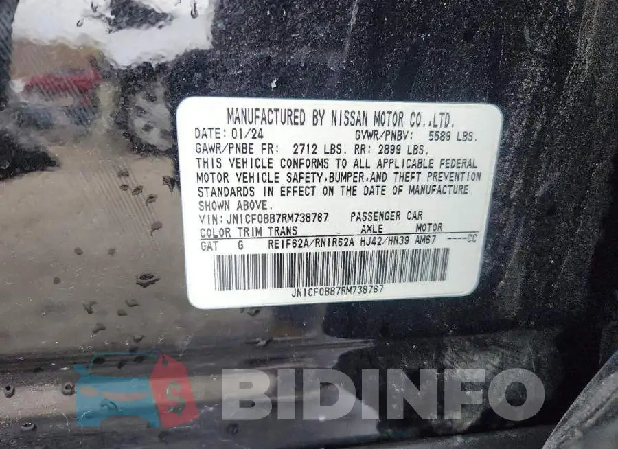 JN1CF0BB7RM738767 Photo# 14