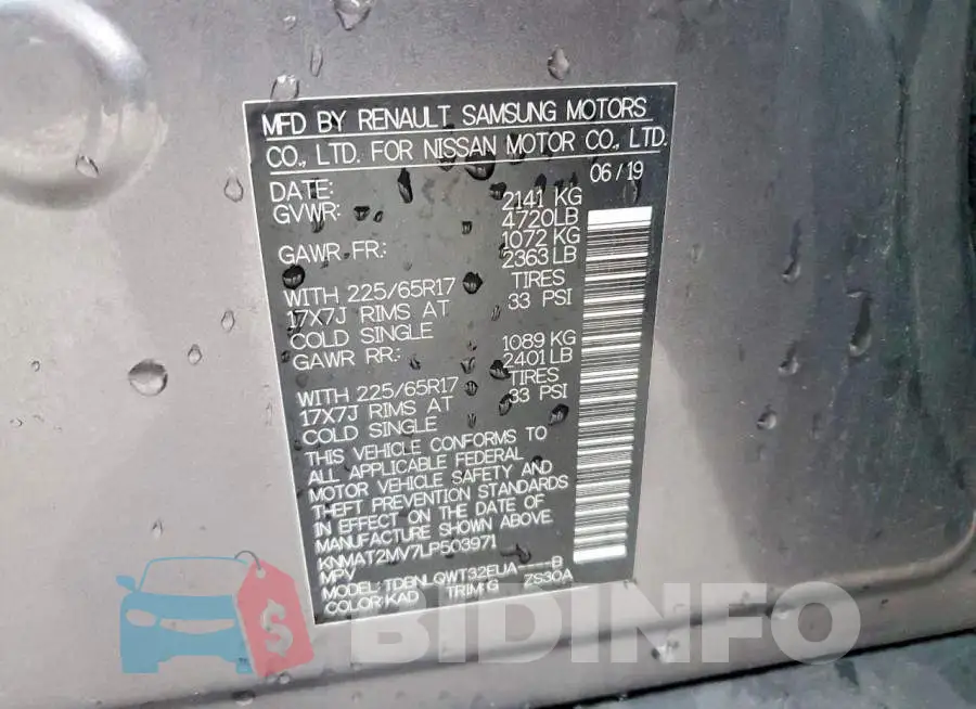KNMAT2MV7LP503971 Photo# 13