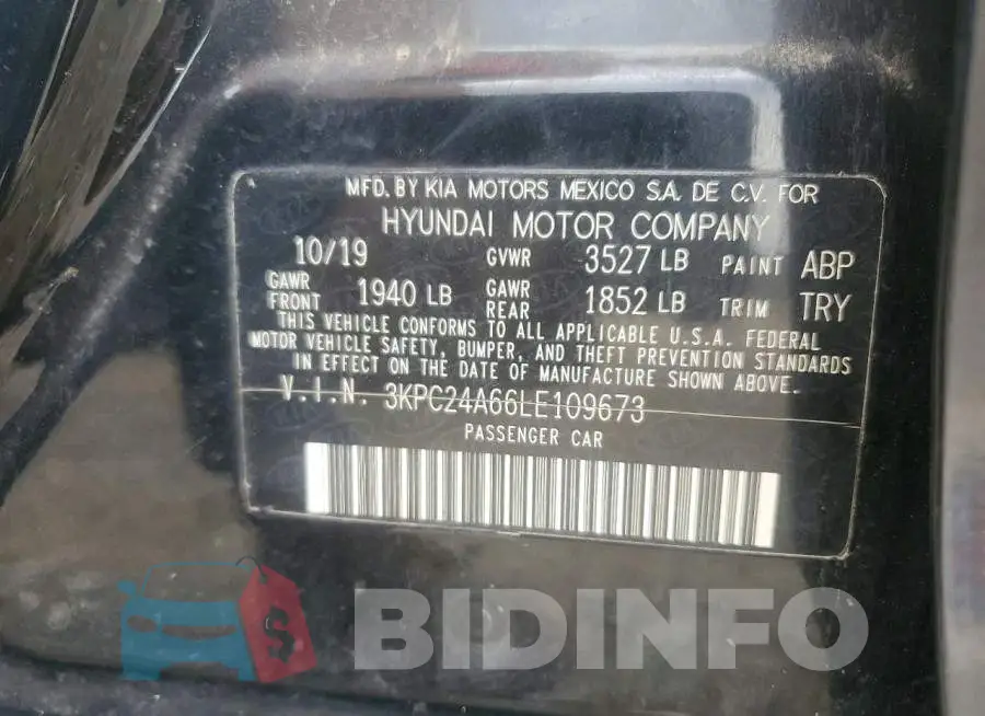 3KPC24A66LE109673 Photo# 12