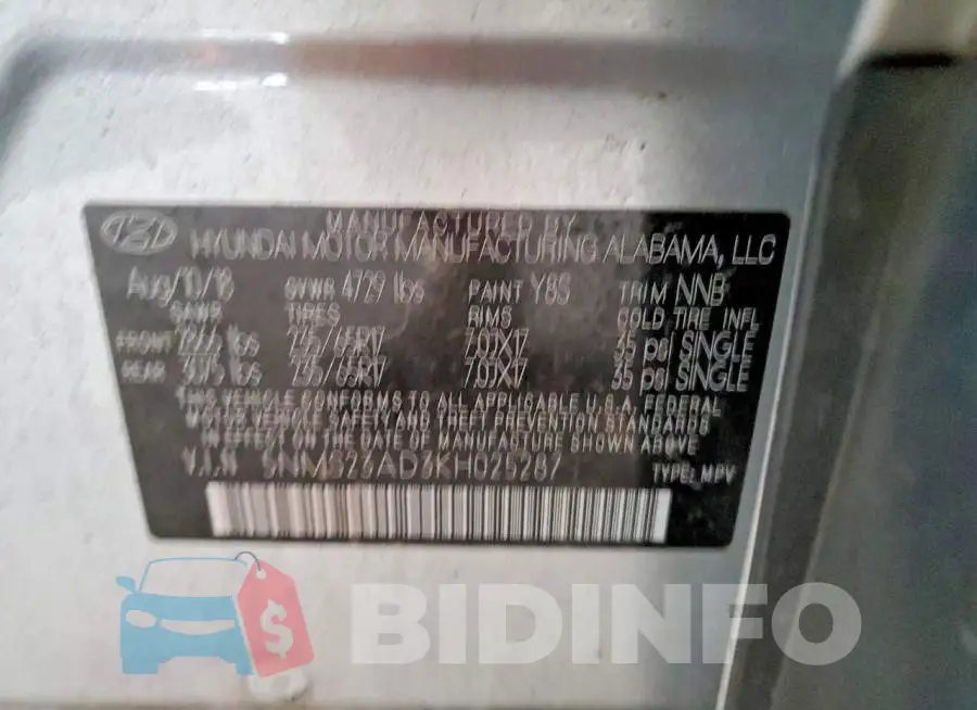 5NMS23AD3KH025287 Photo# 12
