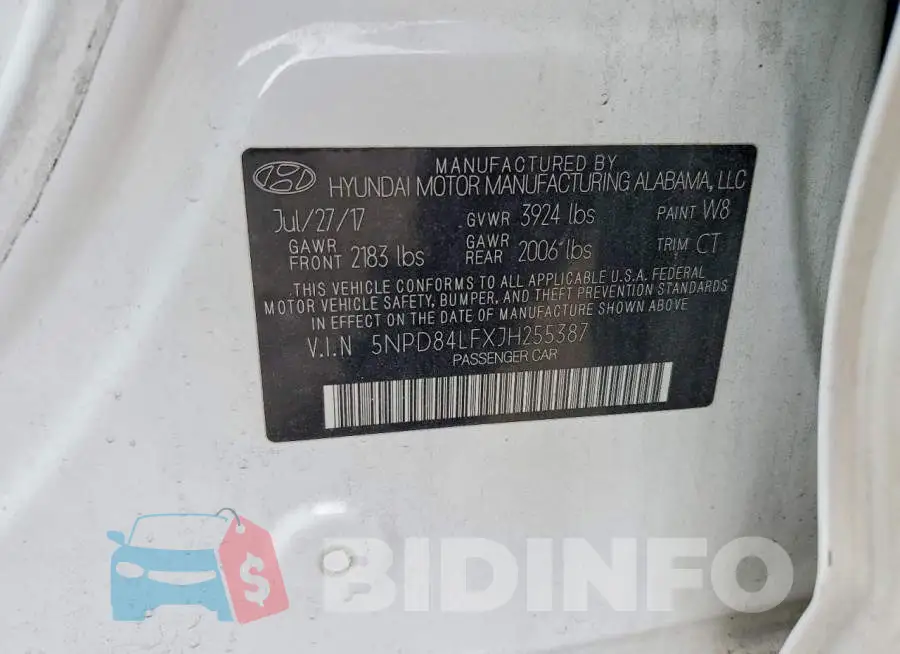 5NPD84LFXJH255387 Photo# 12