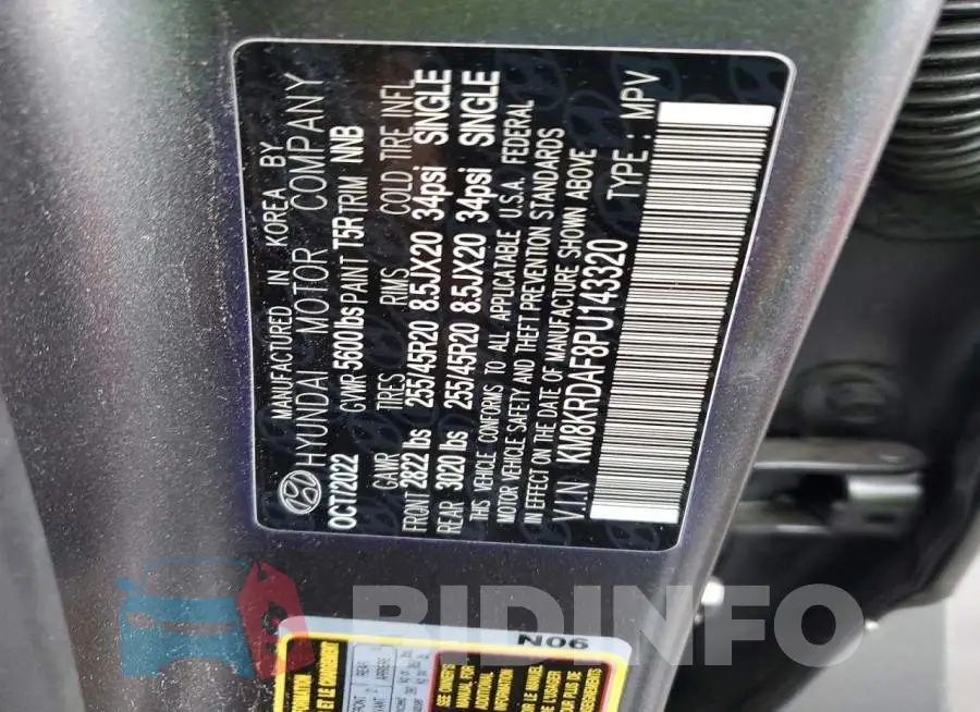 KM8KRDAF8PU143320 Photo# 13