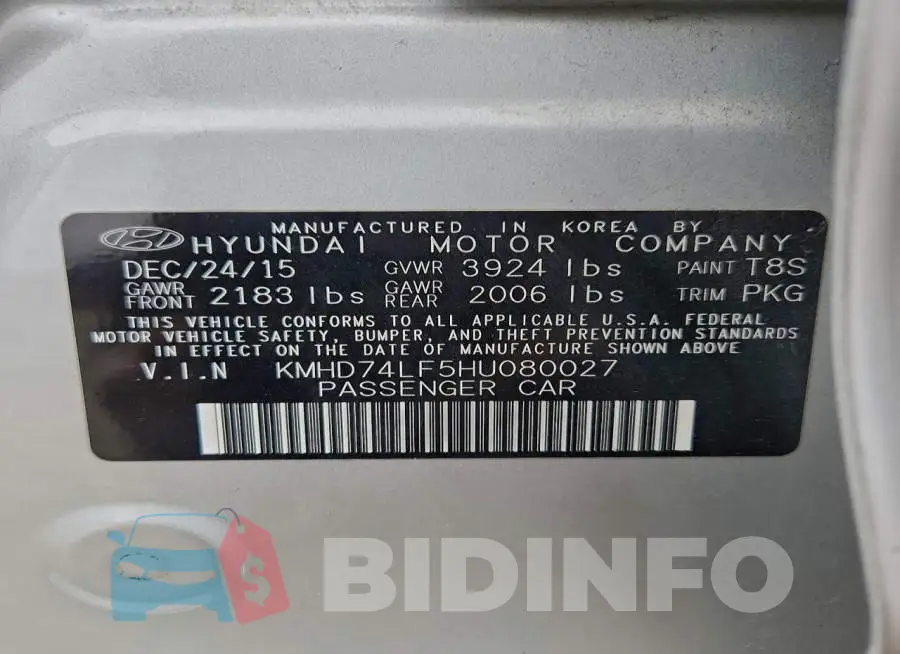 KMHD74LF5HU080027 Photo# 12