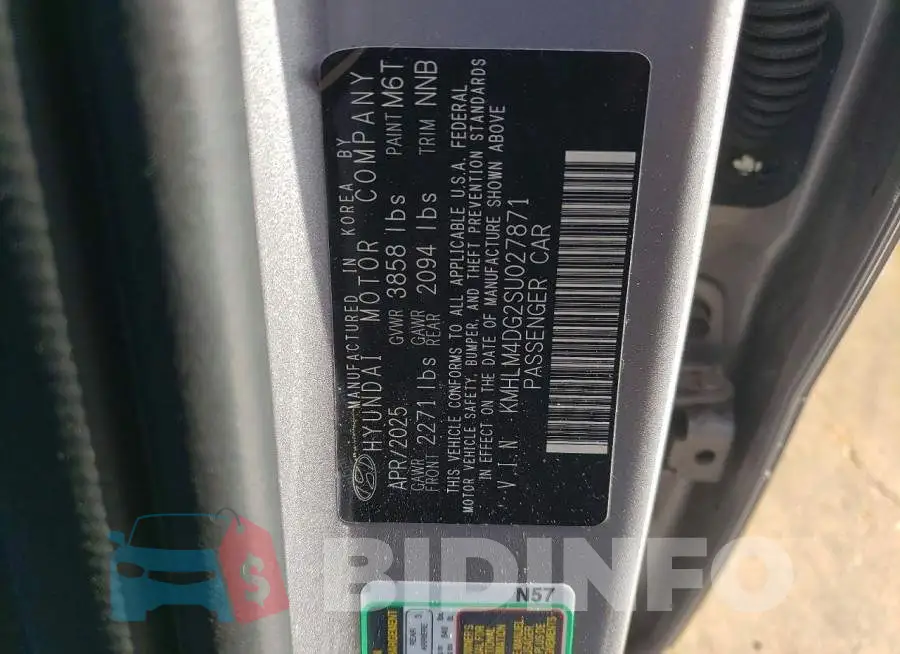 KMHLM4DG2SU027871 Photo# 12