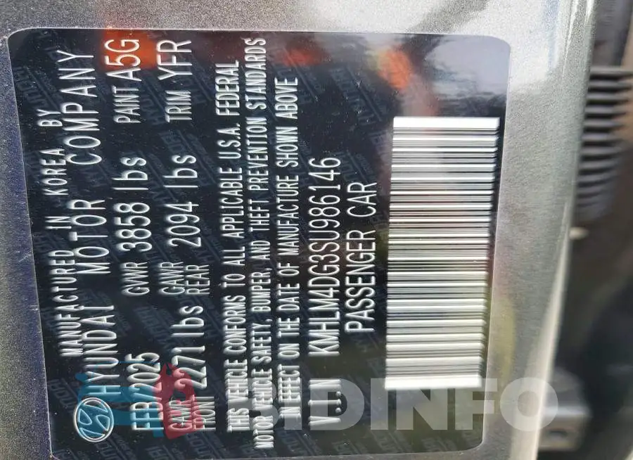 KMHLM4DG3SU986146 Photo# 13
