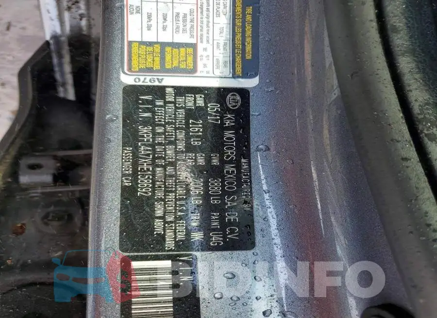 3KPFL4A7XHE158692 Photo# 12