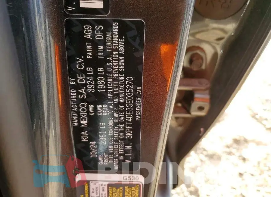 3KPFT4DE3SE035270 Photo# 12