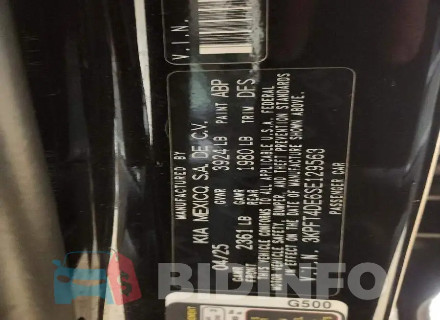 3KPFT4DE6SE129563 Photo# 12