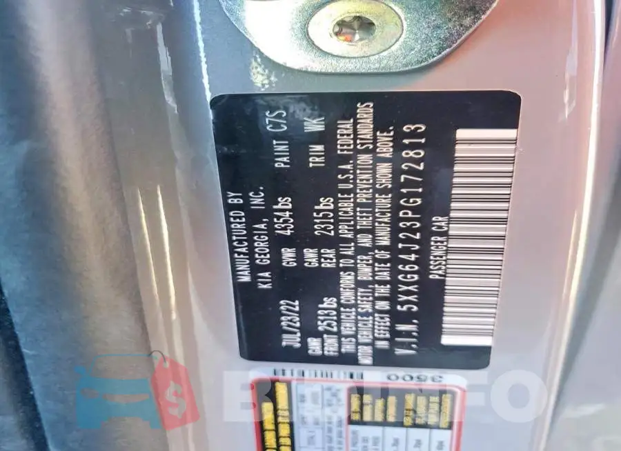 5XXG64J23PG172813 Photo# 13