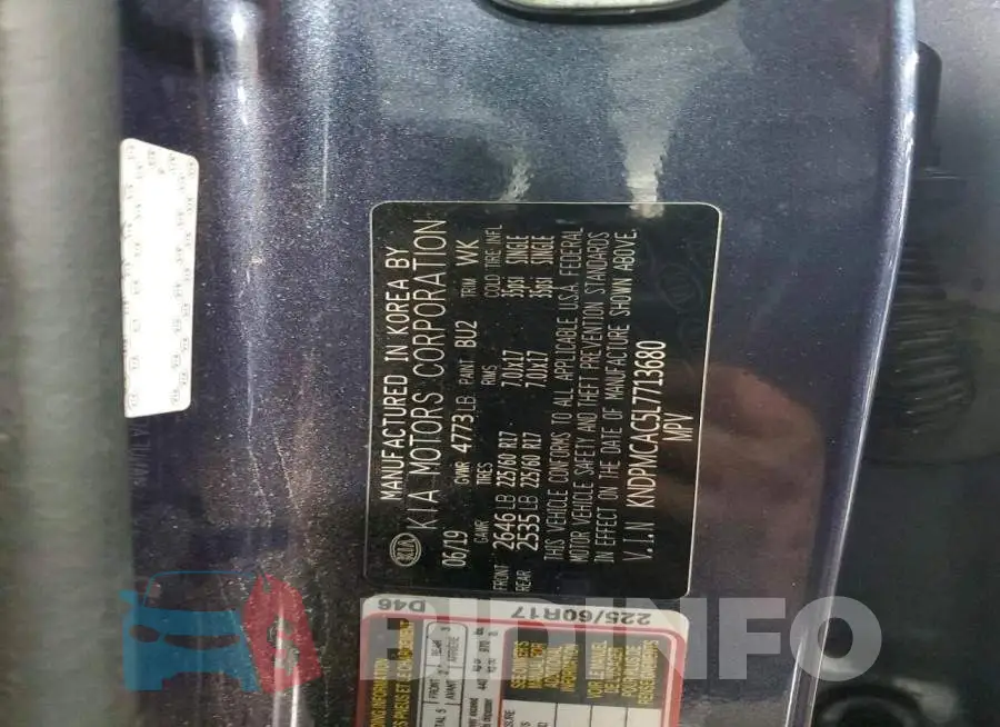 KNDPMCAC5L7713680 Photo# 13