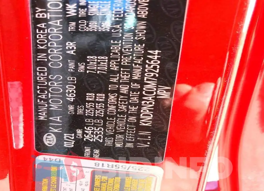 KNDPN3AC0M7925644 Photo# 12