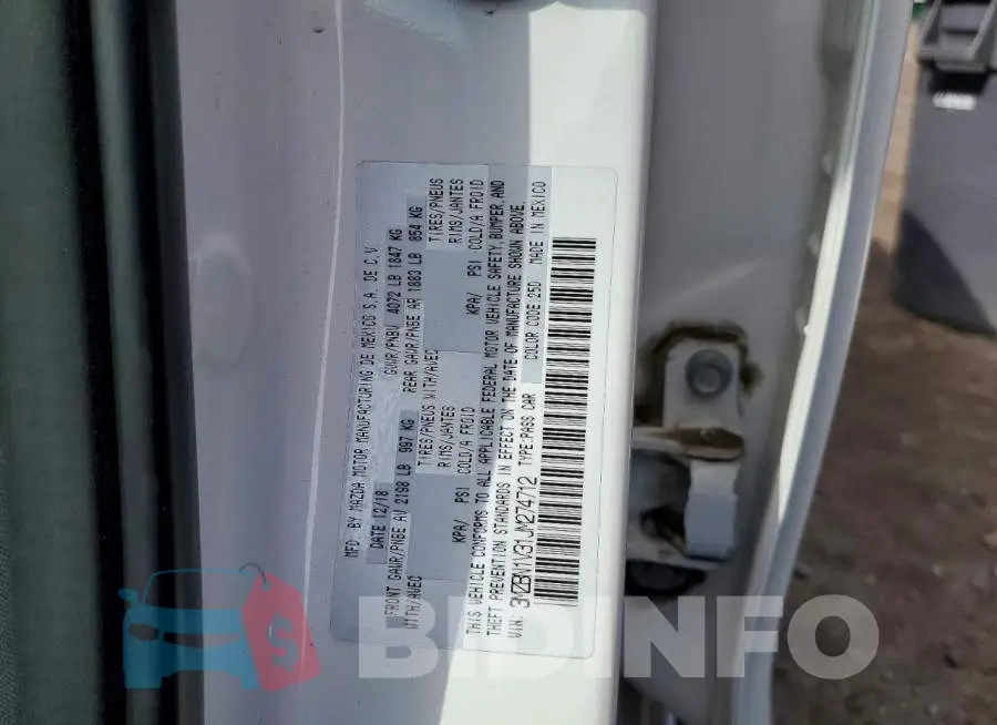 3MZBN1V31JM274712 Photo# 12