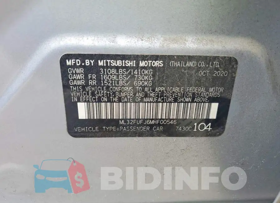 ML32FUFJ6MHF00546 Photo# 12