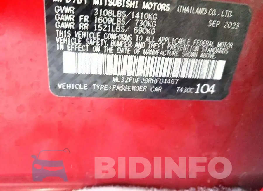 ML32FUFJ9RHF04467 Photo# 12