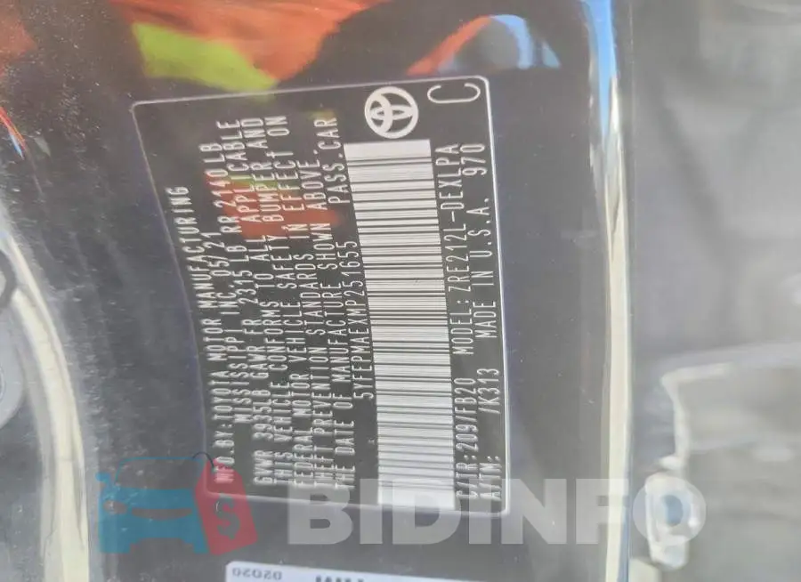 5YFEPMAEXMP251655 Photo# 12