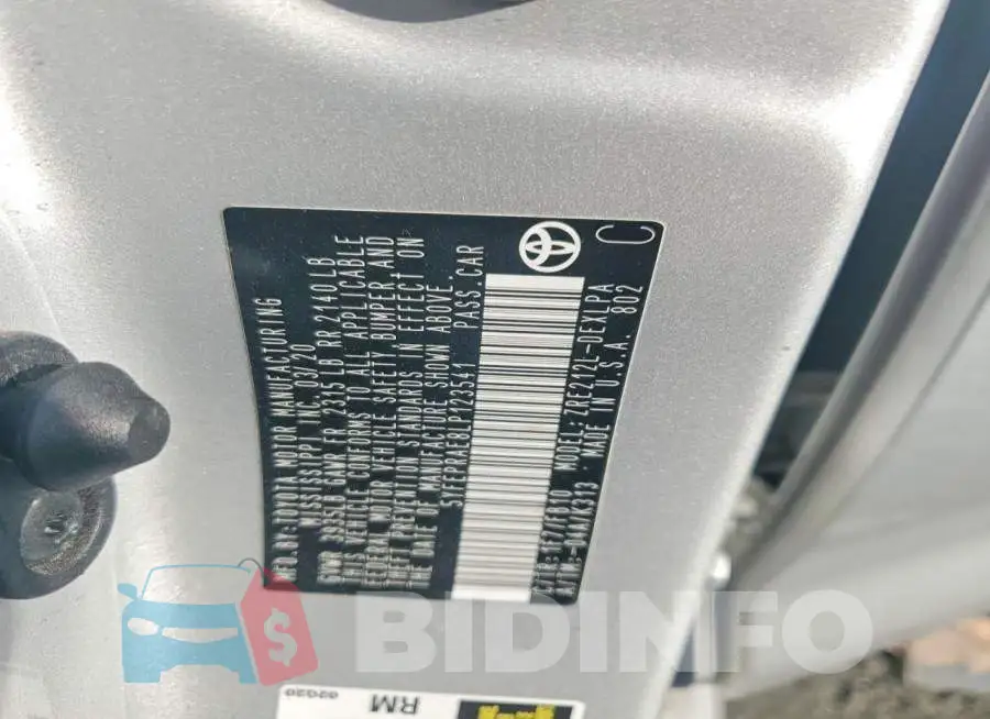 5YFEPRAE8LP123541 Photo# 13