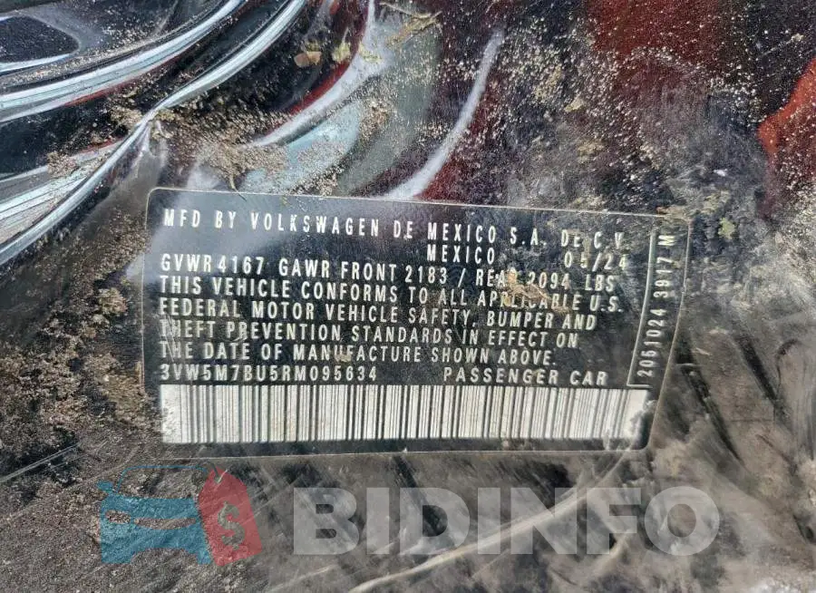 3VW5M7BU5RM095634 Photo# 12