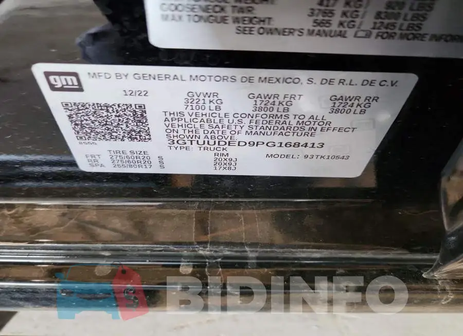 3GTUUDED9PG168413 Photo# 12