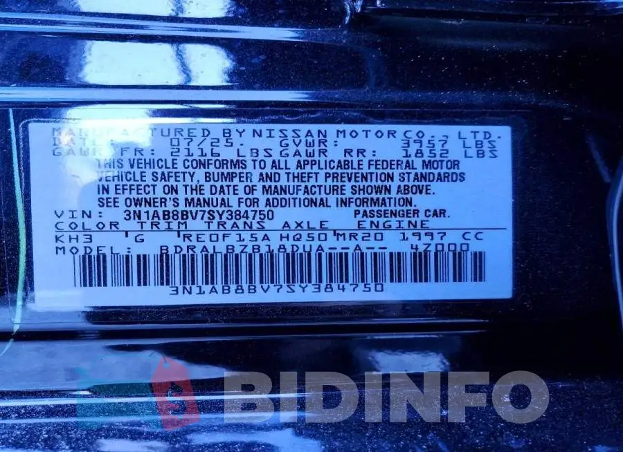 3N1AB8BV7SY384750 Photo# 12