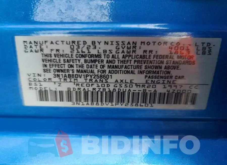 3N1AB8DV1PY258601 Photo# 12