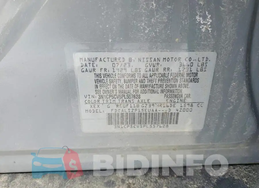 3N1CP5CV5PL557628 Photo# 14