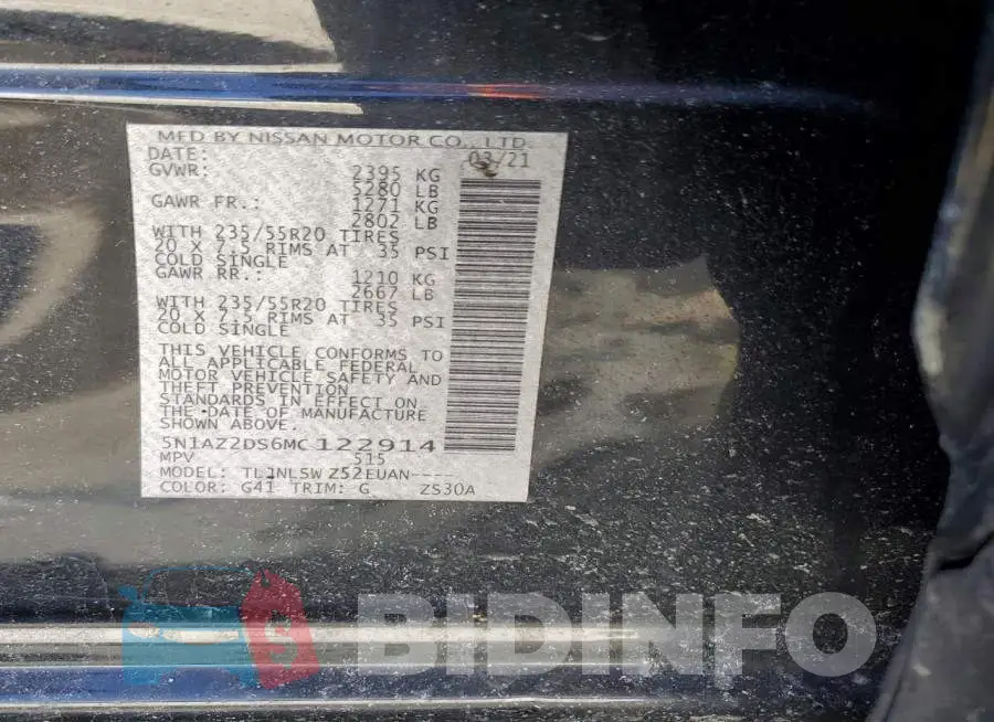 5N1AZ2DS6MC122914 Photo# 13