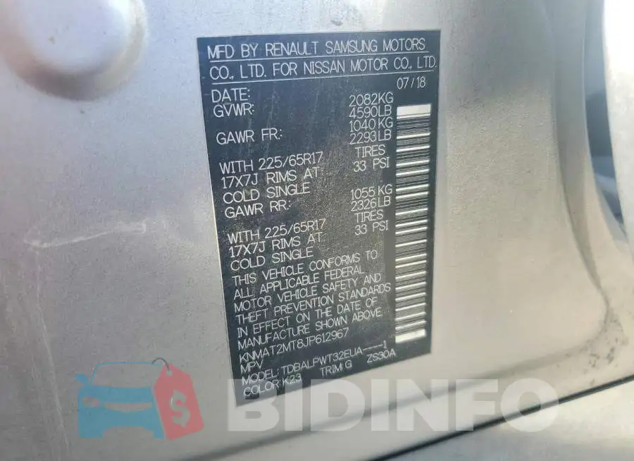 KNMAT2MT8JP612967 Photo# 13