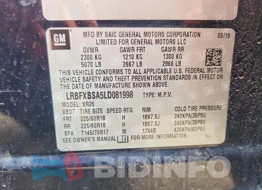LRBFXBSA5LD081998 Photo# 13