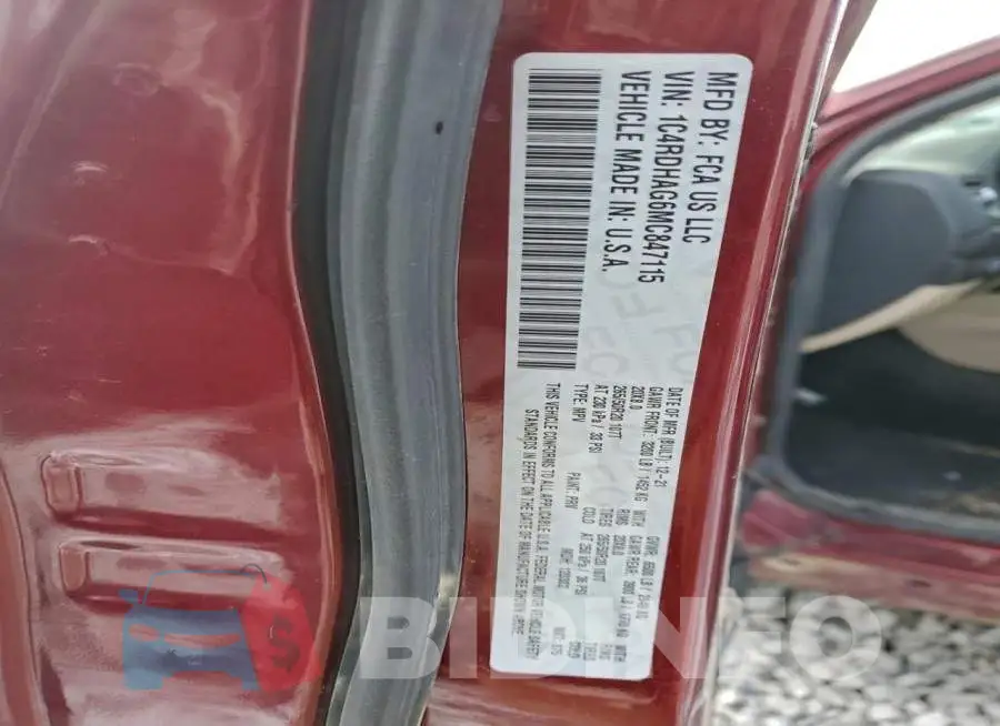 1C4RDHAG6MC847115 Photo# 14