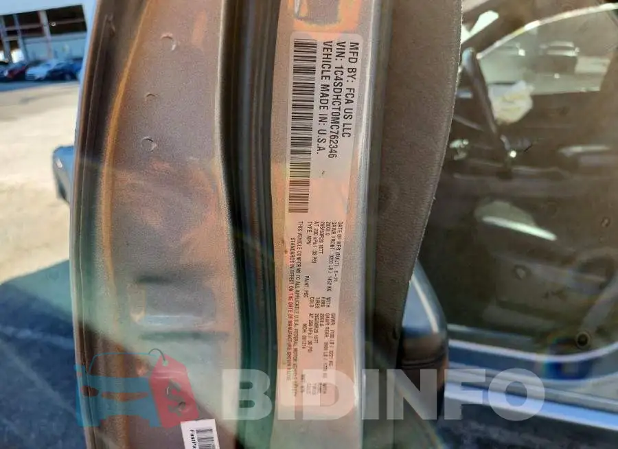 1C4SDHCT0MC762346 Photo# 14